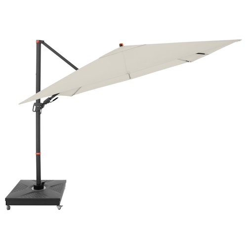 doppler Pendelschirm myZONE 280 x 280, Aluminium Anthrazit / 100 % Polyester 180 g/m²