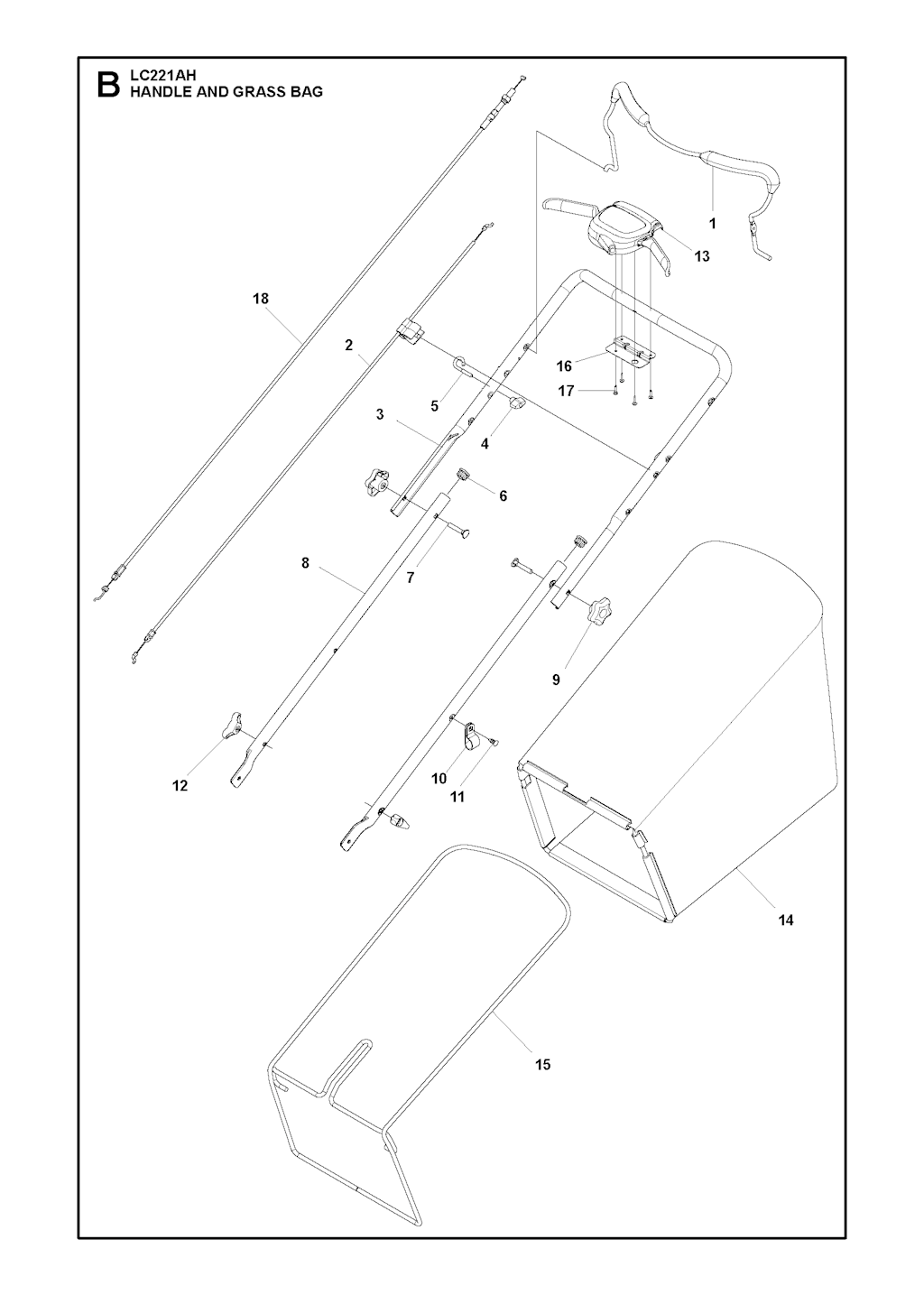 Explosionszeichnung Ersatzteile
