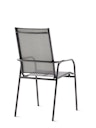 Vorschaubild Sieger Stapelsessel SIRIO, Aluminium Eisengrau / Textilux Hellgrau - Abverkauf / Einzelstück