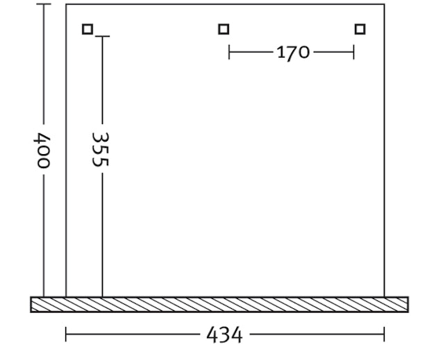 Skan Holz Terrassenüberdachung Andria mit Mittelpfosten Breite 434 cm
