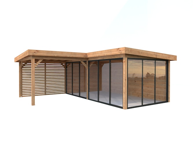 Palmako Carport/Pavillon Connect Lenna 24,9 m² Set 414 Slide
