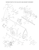 Husqvarna Zubehör für Aufsitzmäher 966416001 Schneefräse