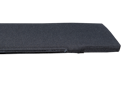 Vorschaubild GWW kurze Bierbankauflage 116 x 27 x 4 cm, 100 % Baumwolle Schwarz - Auslaufartikel