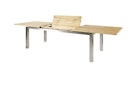 Vorschaubild Diamond Garden Ausziehtisch LEVANTO, Edelstahl gebürstet / Recycled Teak