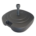 Vorschaubild Delschen befüllbarer Schirmständer mit Kunststoff-Rohr Ø 18-38 mm, Handgriff & Rollen, Polyäthylen Eisengrau - Abverkauf