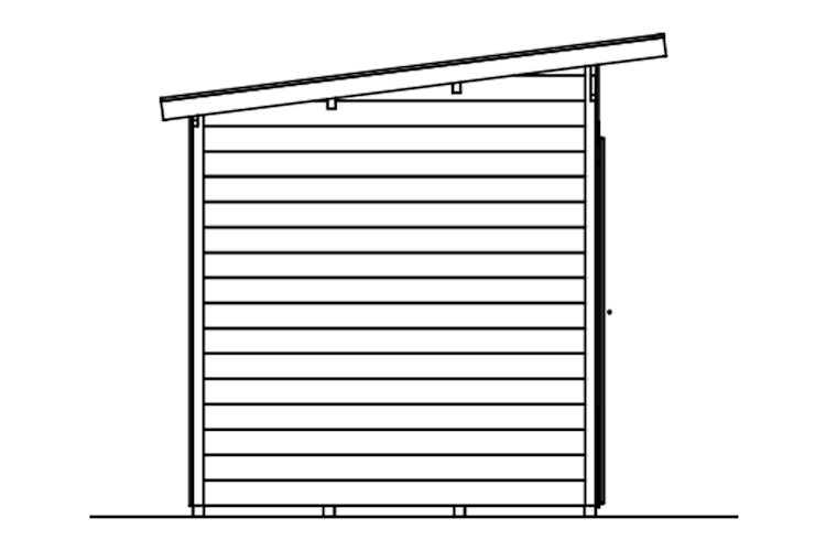 Skan Holz Gartenhaus Solna - 28 mm 