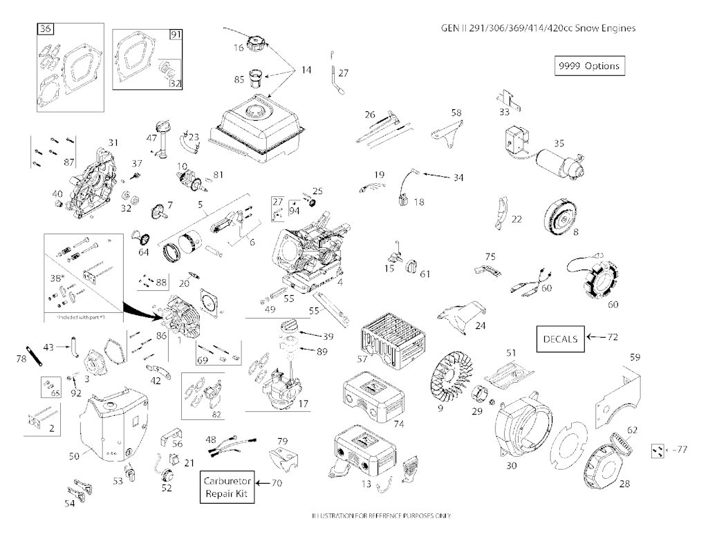 Explosionszeichnung Ersatzteile