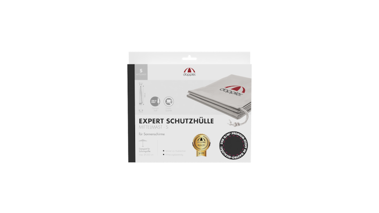 doppler Schutzhülle EXPERT Mittelmast S, 100 % Polyester Grau