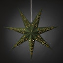 Vorschaubild Konstsmide Weihnachtsbeleuchtung  Grüner Papierstern 78x78x19cm
