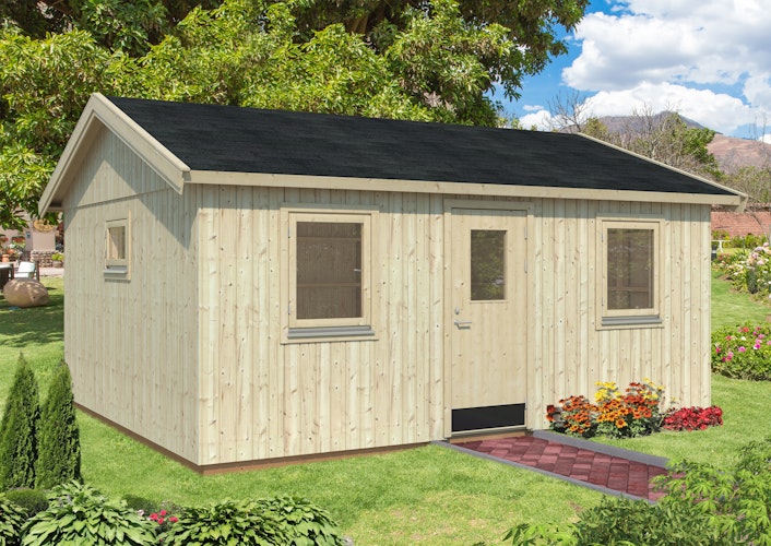 Palmako Nordic+ Gartenhaus Pernilla 21,5 m² - 160 mm