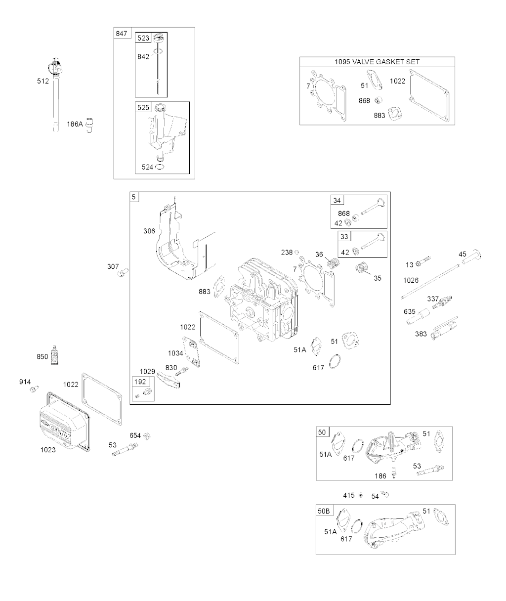 Explosionszeichnung Ersatzteile