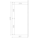 Vorschaubild Skan Holz Aluminium Terrassenüberdachung Garda Breite 648 cm