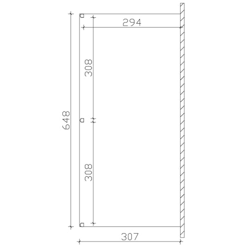 Skan Holz Aluminium Terrassenüberdachung Garda Breite 648 cm