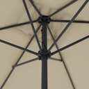 Vorschaubild doppler Mittelmastschirm LIFE 250 x 200 Lift, Aluminium Anthrazit / 100 % Polyester 180 g/m²