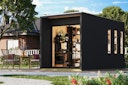 Vorschaubild Karibu Design Gartenhaus Home Office Studio 2 Blackline - 73 mm