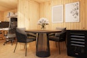 Vorschaubild Karibu Design Gartenhaus Home Office Studio 3 Blackline - 73 mm