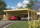 Vorschaubild Karibu Carport Doppelcarport Classic Doppel 2 - kesseldruckimprägniert