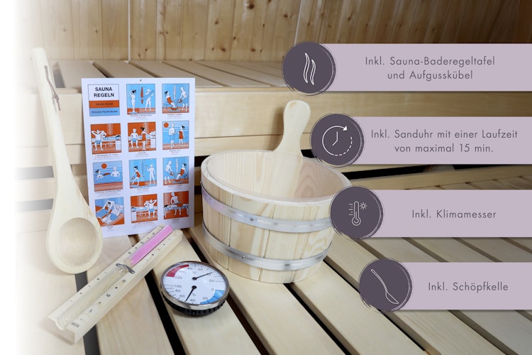 Karibu Zubehörset Classic 6-teilig