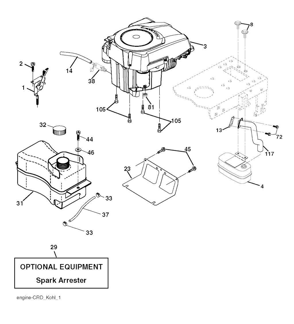 Explosionszeichnung Ersatzteile