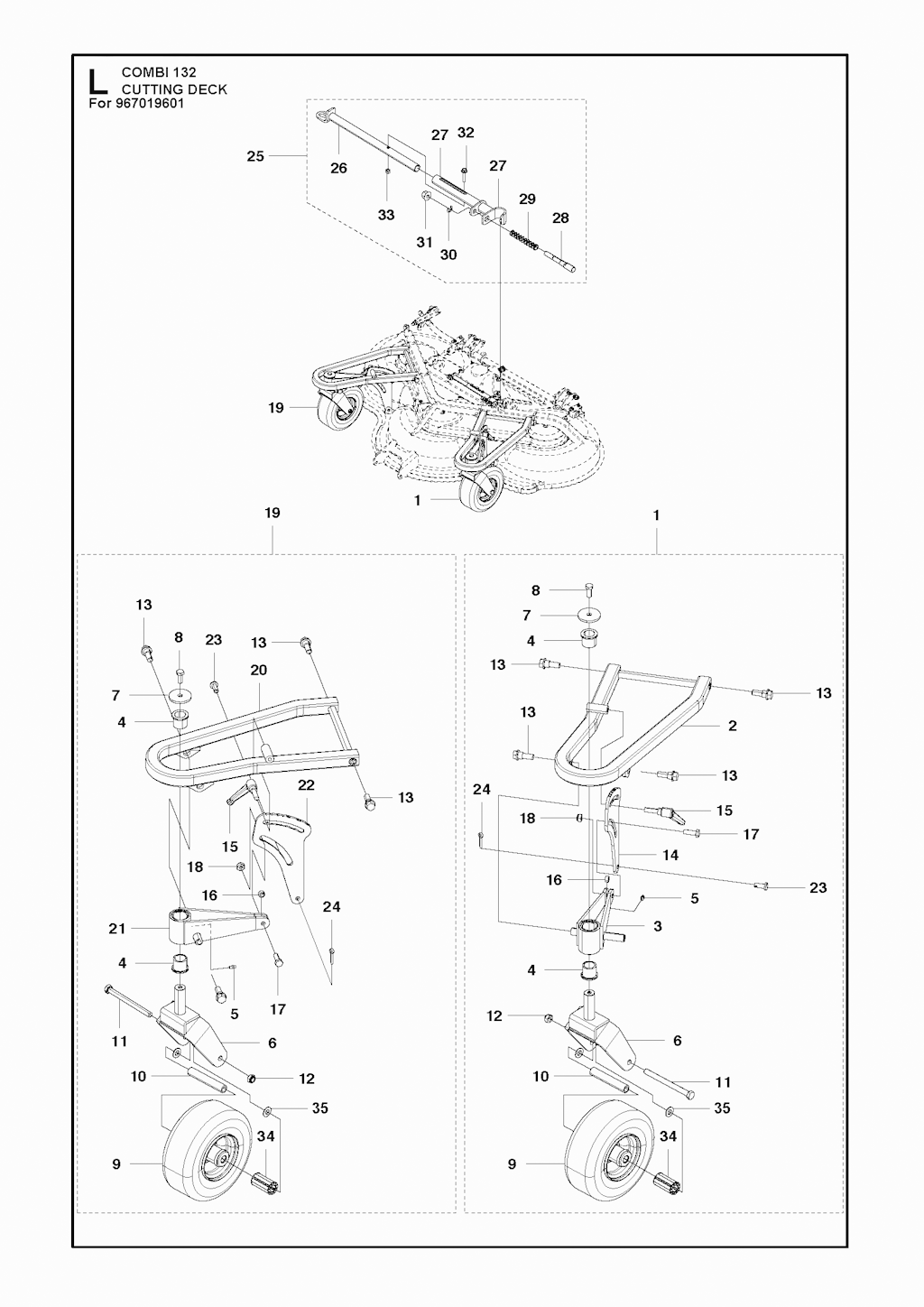 Explosionszeichnung Ersatzteile