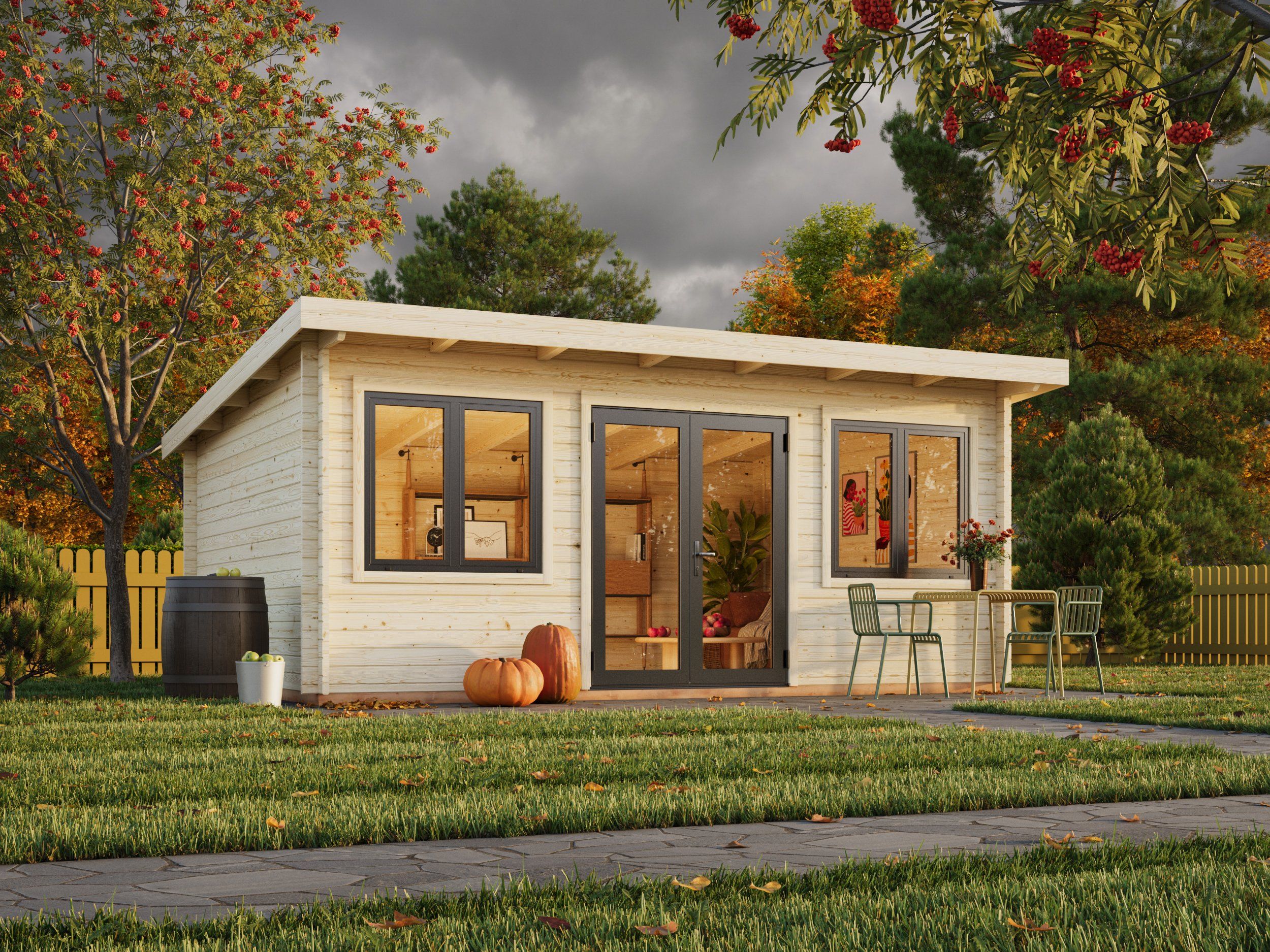 Palmako Gartenhaus Lisandra 19,4 m² - 44 mm online kaufen