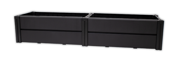 KHW Hochbeet Demeter L schmal - B 158 x T 44 x H 31 cm - 196 l