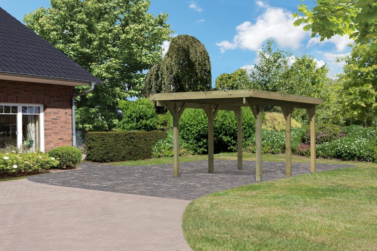 Karibu Carport Einzelcarport Classic Einzel 1 - kesseldruckimprägniert