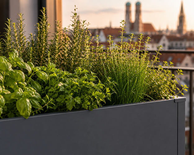 KGT Hochbeet UrbanGrow M-Space inkl. Stauraum - B 101 x T 51 x H 86 cm