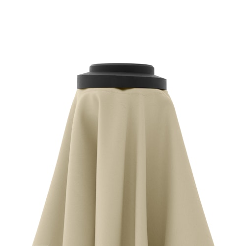 doppler Mittelmastschirm LIFE 250 x 200 Lift, Aluminium Anthrazit / 100 % Polyester 180 g/m²