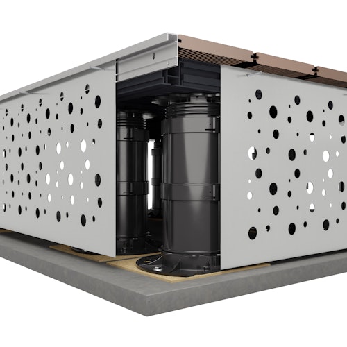 TraumGarten DreamDeck Abschluss-Montage-Leiste unten 2000 mm