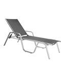 Vorschaubild Kettler Stapelliege BASIC PLUS, Aluminium Silber / Outdoorgewebe Anthrazit - Sonderaktion