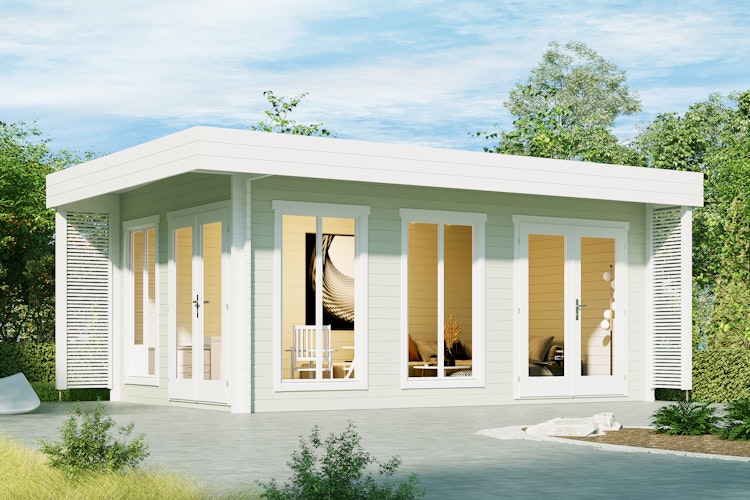 Wolff Finnhaus Gartenhaus Haldis 5335 - 44 mm