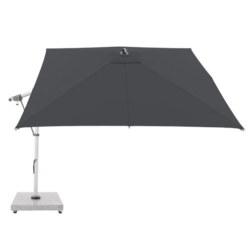 doppler Pendelschirm EXPERT 300 x 300 cm, Aluminium Silber / 100 % Polypropylen 220 g/m²