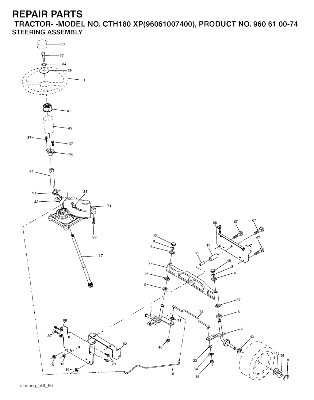 Explosionszeichnung Ersatzteile