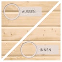 Vorschaubild Karibu Gartensauna/Saunafass Fasshaus 2 inkl. gratis Sauna-Zubehörset im Wert von 234,94 €