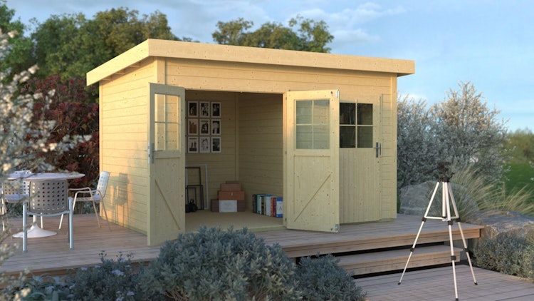 Karibu Woodfeeling Gartenhaus Tintrup - 28 mm