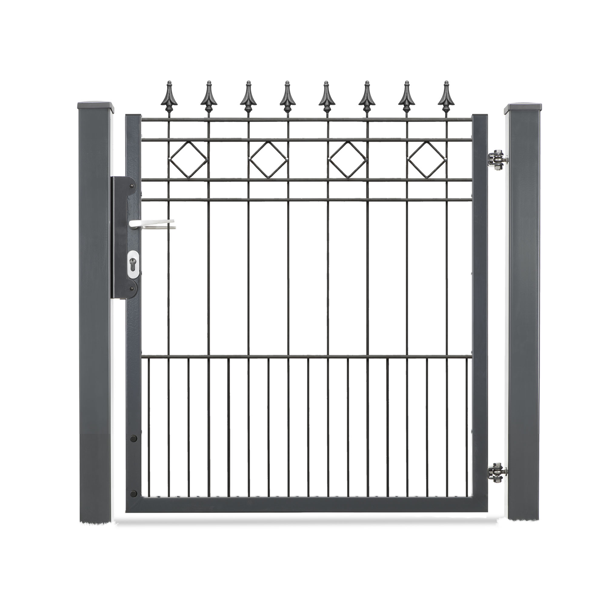 dz Flügeltor VARIO Residenz klassik RIMINI Einzeltor - Verschiedene Höhen