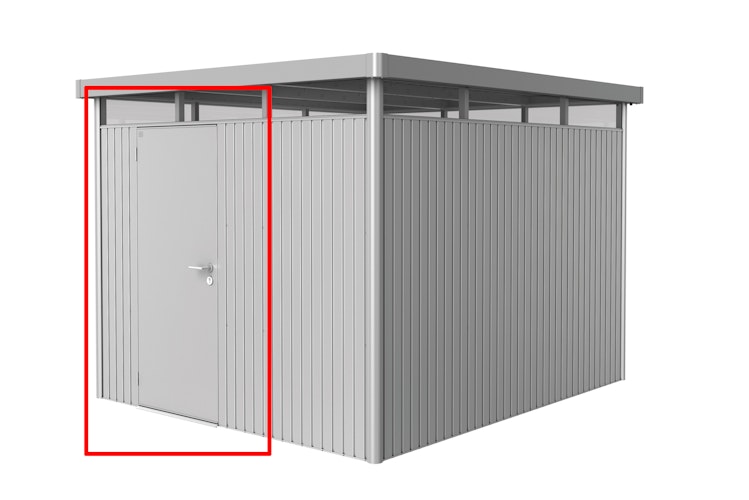 Aufpreis für Standardtüre in Hausfarbe mit Türanschlag links (für HighLine, Panorama, AvantGarde)