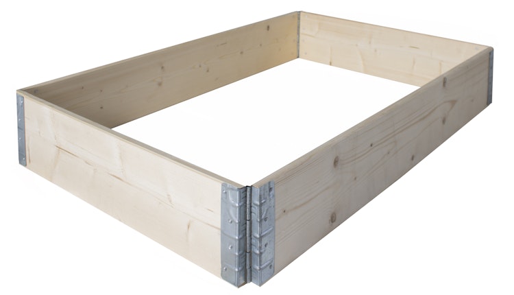 BM Hochbeetstecksystem, 120 x 80 x 20cm, Fichte natur