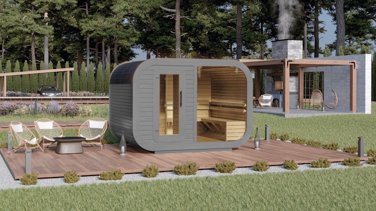 Wolff Finnhaus Design Saunahaus Luago 3x2 Art 1