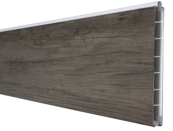 GroJa BasicLine PVC Stecksystem Einzelprofil schmal 180 x 15 x 1,9 cm