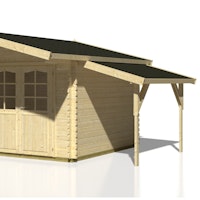 Palmako Schleppdach 4,3 m² naturbelassen