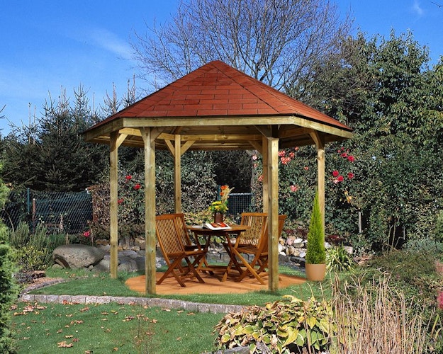 Weka Pavillon 656 - Sparset inkl. Schindeln