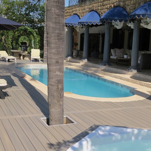 Fiberdeck Premium WPC-Terrassendiele RHK Light grey 23 mm - B-WARE