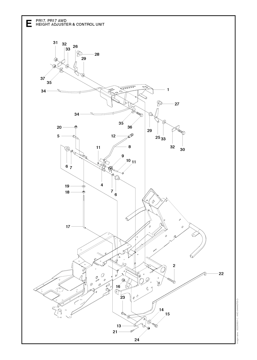 Explosionszeichnung Ersatzteile