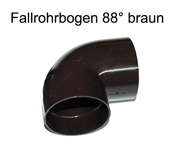 Fallrohrbogen 88° DN 60 weiß (1 Stück)