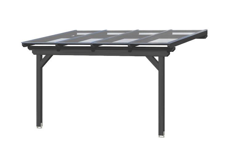 Skan Holz Terrassendach Ancona Leimholz o. Mittelpfosten 434 cm