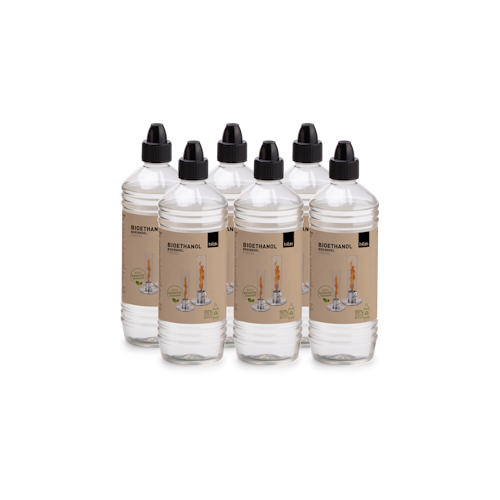 höfats SPIN Bioethanol Gel-Brennstoff 1l Flasche (6er Pack)