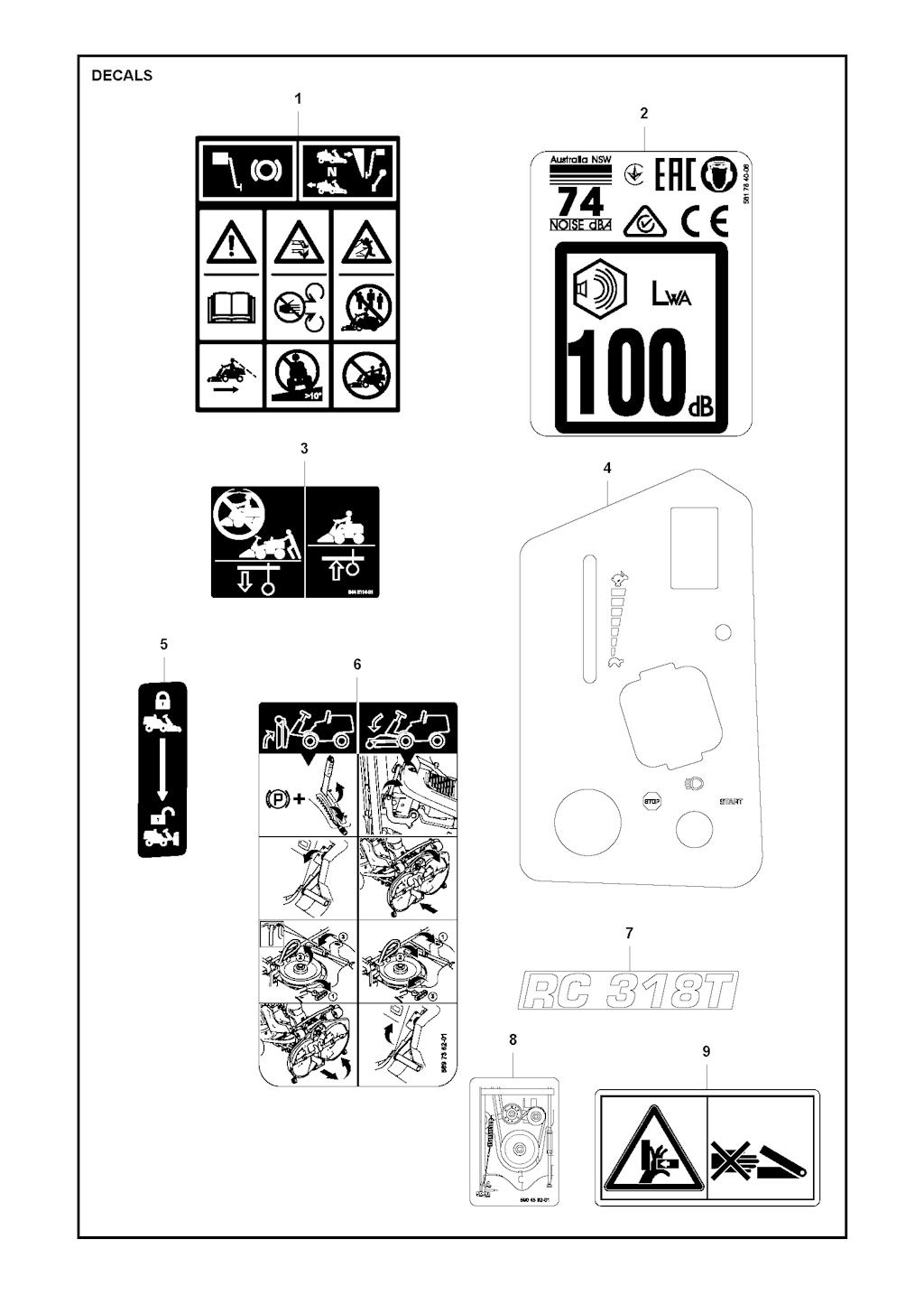Explosionszeichnung Ersatzteile