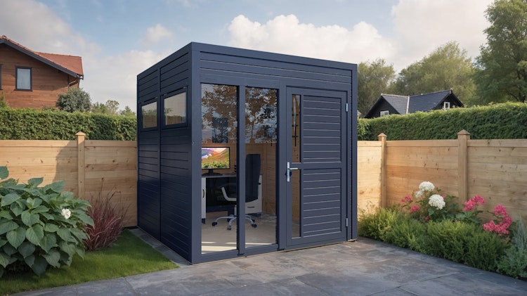 Bertilo Gartenhaus Cubus 2 Office - 19 mm